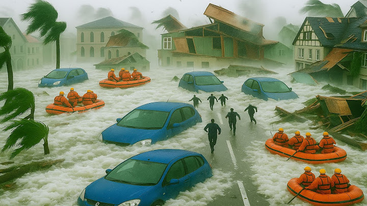 Huge chaos in Austria today! A powerful storm destroyed everything in Schwaz, Tyrol
