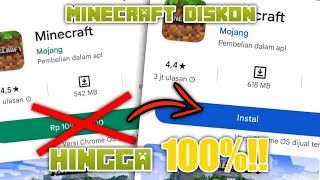 Cara Dapatkan Minecraft Original Playstore Gratis! No Clickbait!! (Periode Terbatas)