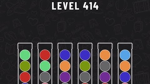 Ball Sort Puzzle Level 414 #ballsortpuzzle #ballsortpuzzlegameplay #puzzlegame #mobilegames