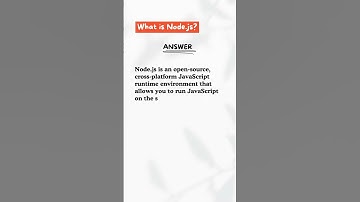 What is Node.js? Node Interview Preparation - Master MERN Stack Concepts #shorts #ytshorts