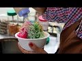 泰國路邊小吃- 彩虹刨冰 / 礤冰 - 看的我好饿! 街头食品