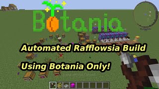 Botania Automated Rafflosia Mana Generation Minecraft V1.7.101 8 9