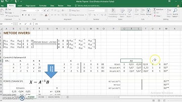 Bagian #10 MATRIKS INVERSI