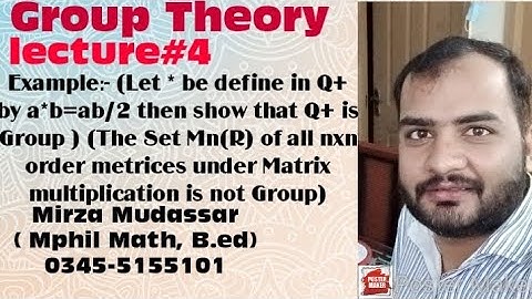 Group theory lecture#4