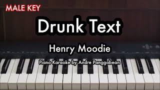 male Key Drunk Text  Henry Moodie  Piano Karaoke By Andre Panggabean