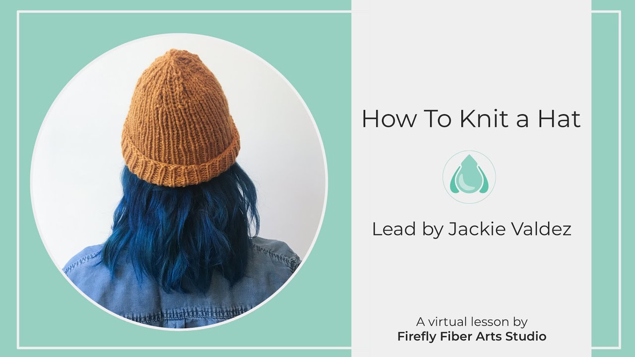 Learn how to knit a hat! Step by Step with Free Pattern! - YouTube