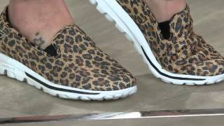 skechers go walk dazzle leopard