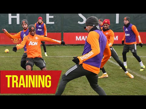 Training | United train ahead of Premier League clash against Everton | Manchester United