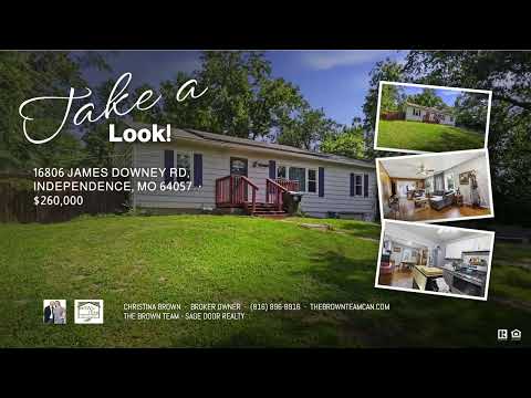 16806 James Downey Rd, Independence, MO home video tour