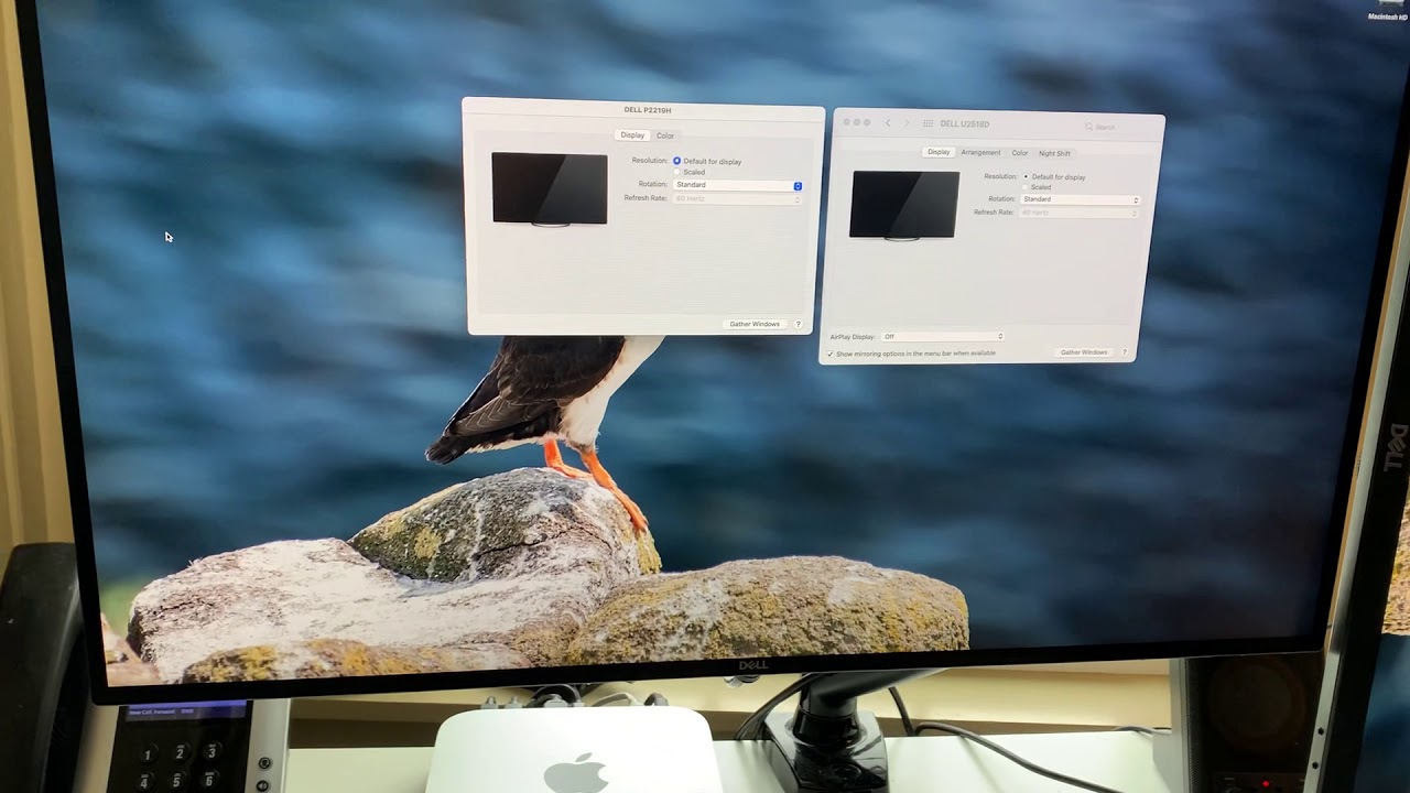Mac mini M1 Big Sur display scaling 