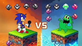 Epic battle FNF (Friday Night Funkin) Sonic and Stinky Joel (The Garten Of Banban 3)