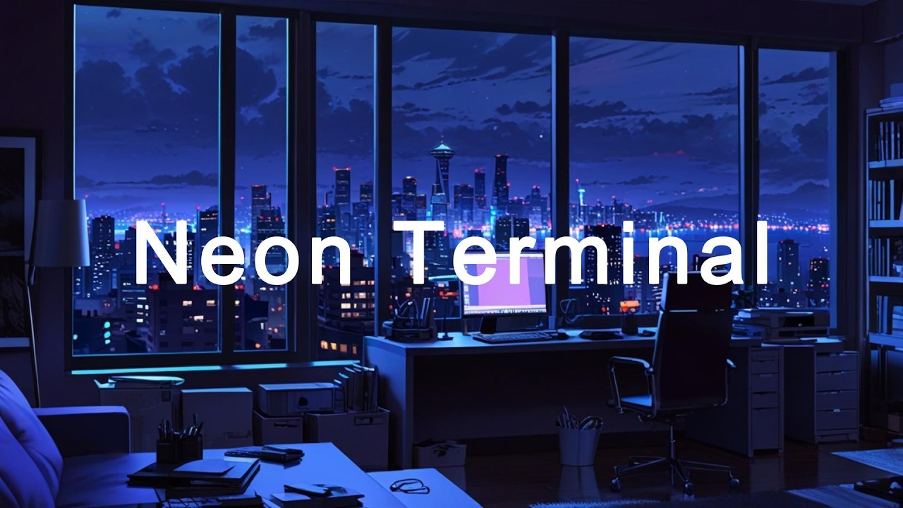 Neon Terminal ｜Deep Coding Focus
