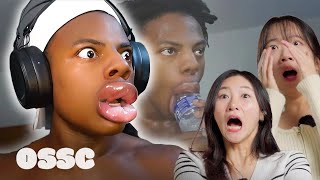 Korean Girls React To Clips That Made 'ISHOWSPEED' Famous! |