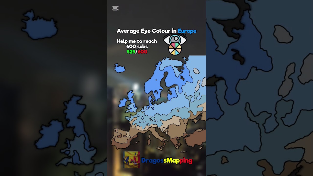 Average Eye Color in Europe 