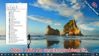 #Oppo A60 No service problem Repair Done 