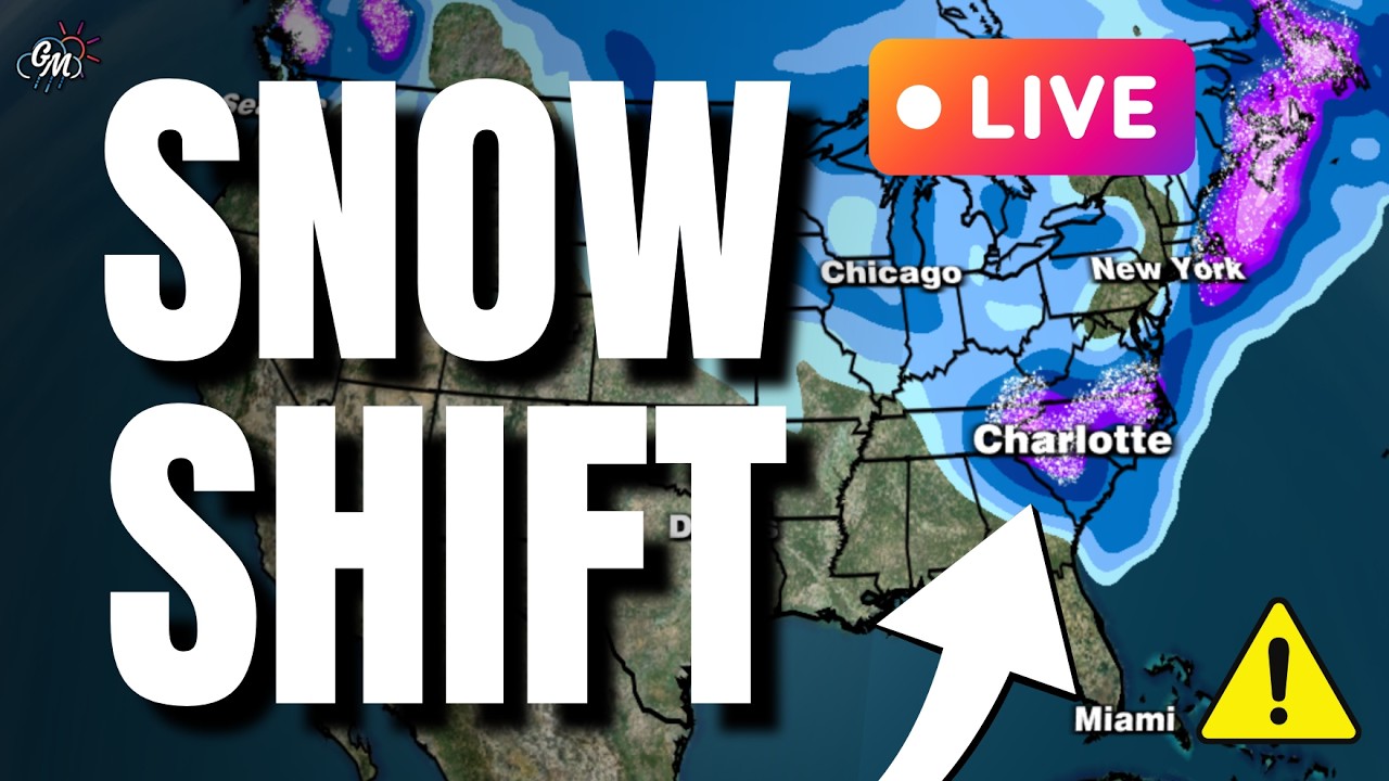 🔴LIVE -  NEW SNOW TOTALS From This BLIZZARD
