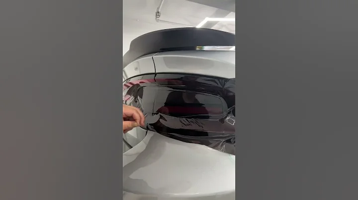 Taillight tint using knife-less tape vinyl by Luxe auto concepts / using wrap glove by offwraps!