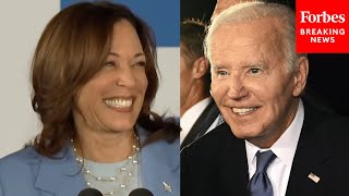 BREAKING: Kamala Harris Praises Joe Biden 'When The Cameras Are One And When The Cameras Are Off'