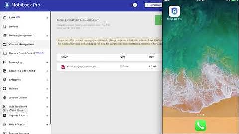 Scalefusion Mobile Content Management for iOS Device