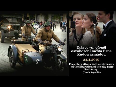 Oslavy 70.výročí osvobození města Brna Rudou armádou ... (Melody Gentlemen Lednice - swing band)