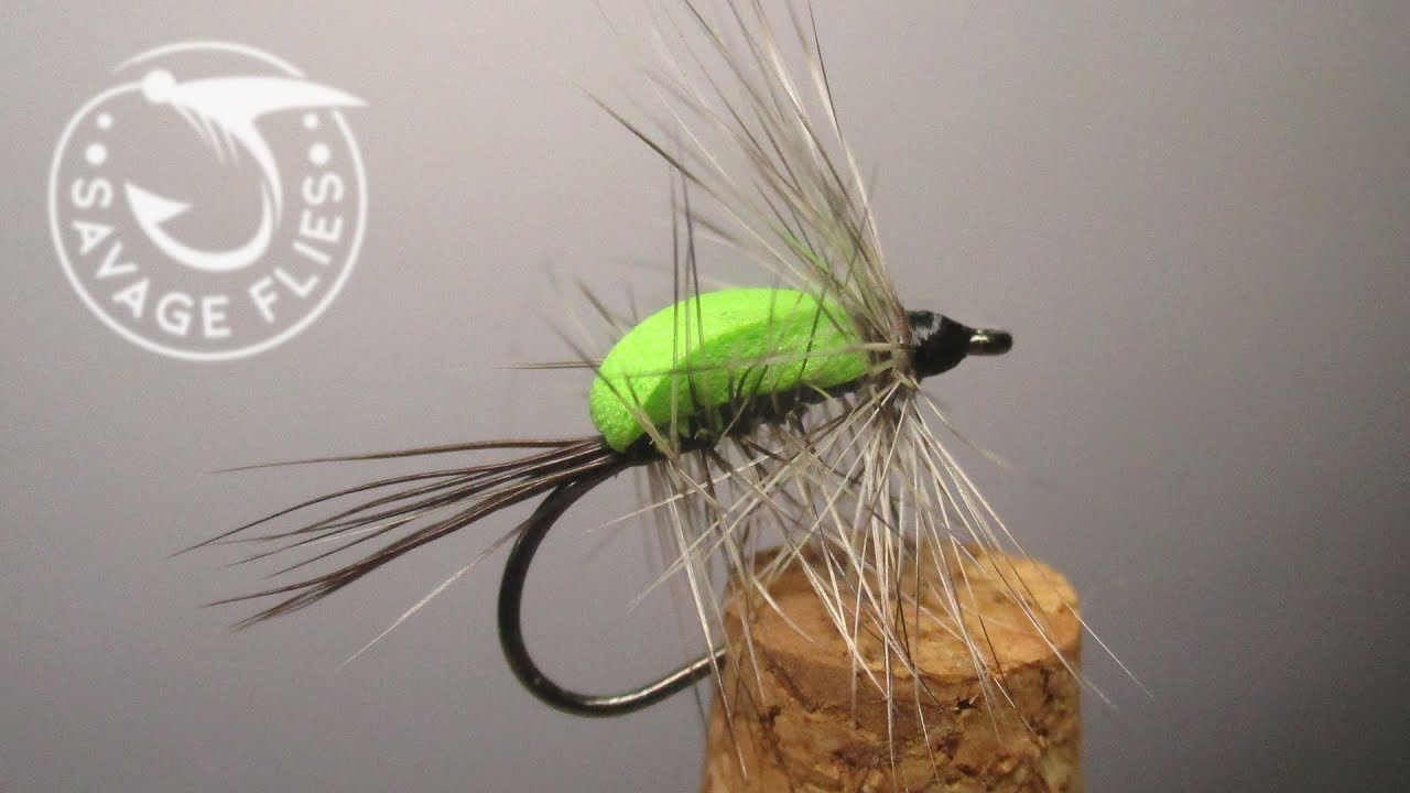 Tying the Savage River Greenback (a palmered foam humpy-inspired dry fly)