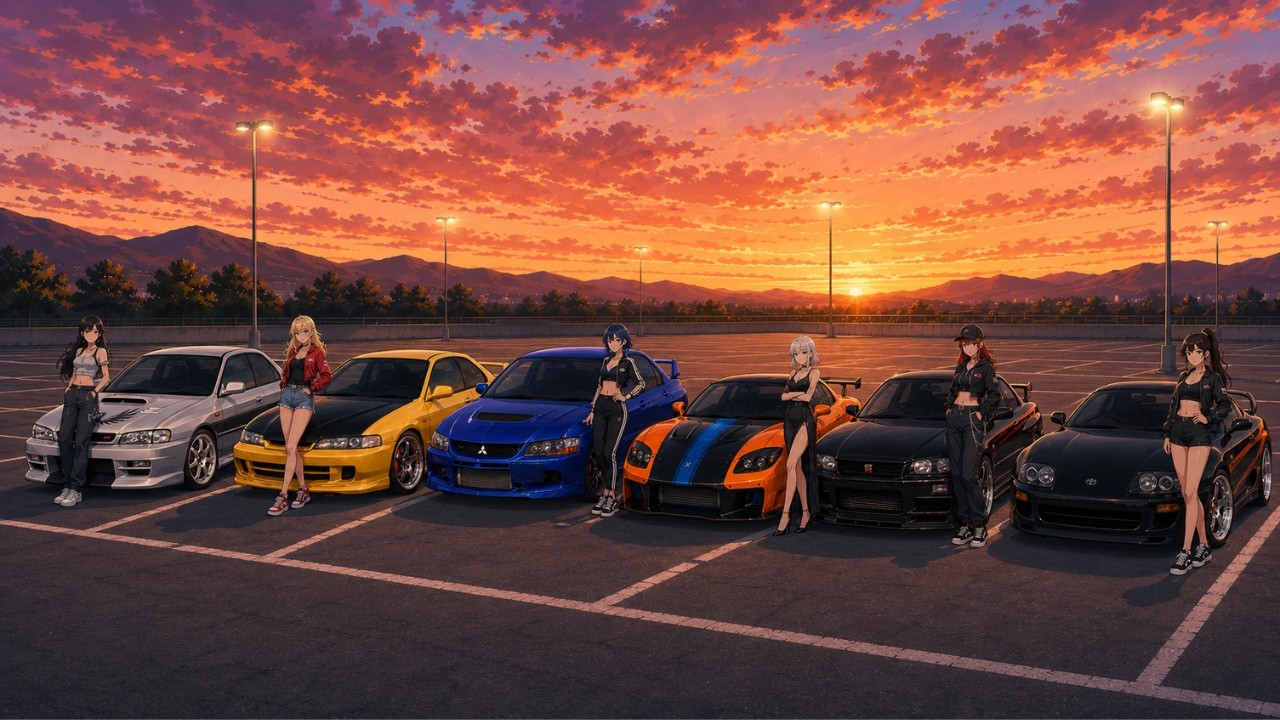 Ultimate Anime Racing Playlist ⚡ Eurobeat x JDM Night Drive Mix