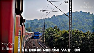 Monsoon sad train journey cinematic video#indianrailways #sadtrainjourney#viral