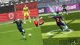 Pes 2020 Mobile Vs Fifa 20 Mobile Realistic Gameplay