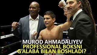 MUROD AHMADALIYEV HAM PROFESSIONAL BOKSDAGI ILK RAQIBINI NOKAUTGA UCHRATDI