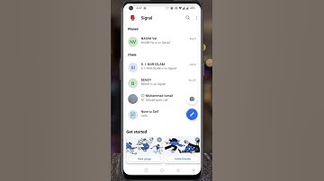How to Pin / Unpin Any Chat on Signal Messenger #shorts