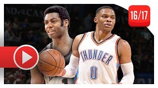Russell Westbrook Full TD Highlights vs Nets (2016.11.18) - 30 Pts, 13 Ast, 11 Reb, WestBEAST!