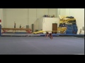 Level 3 Floor routine backhand spring