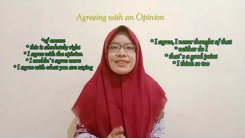 Asking and Giving Opinion