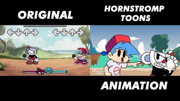 SNAKE EYES Cuphead But Different Characters Sing It 🎤 FNF Animation x Game