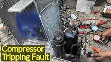 AC Rotary Compressor Tripping Fault Big Mistake Solve Problem In Urdu/Hindi