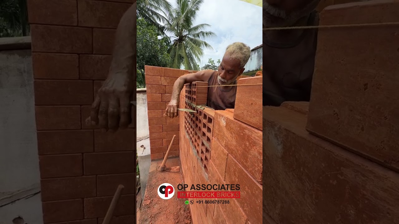 Soil solid interlocking bricks office work