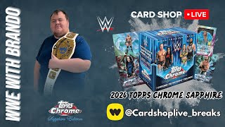 WWE Topps 2026 Topps Chrome Sapphire Case Break !2 with Brando! 05/16/2026