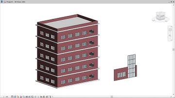 Embed Curtain wall in Revit