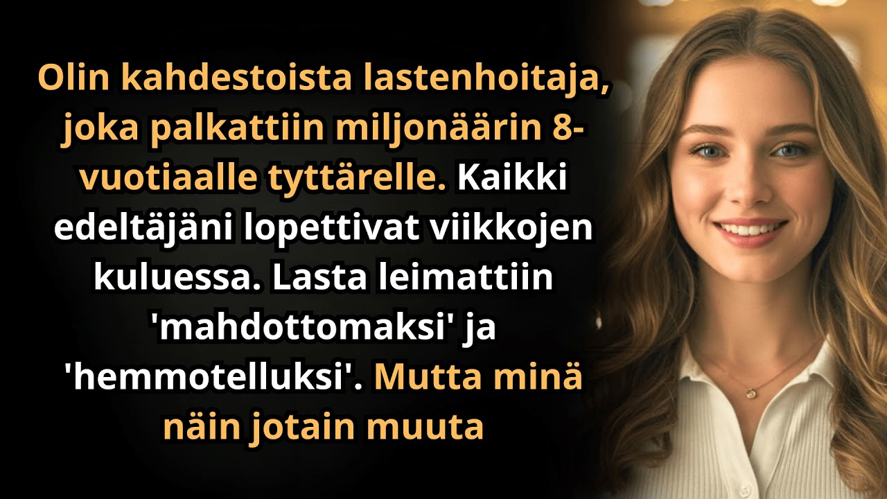 Minut palkattiin miljonäärin ”mahdottomalle” tyttärelle – miksi jäin?
