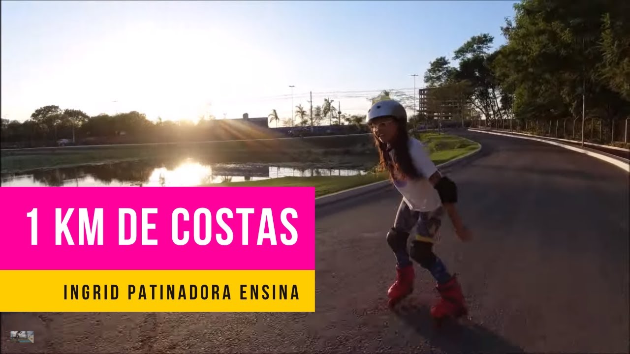 #227- 1 KM ANDANDO DE PATINS DE COSTAS