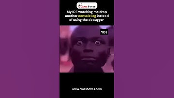 When You Use console.log Instead of Debugger 😂 | Coding Meme
