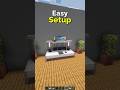 How to Make an Easy Setup in Minecraft – Decoration Build | CupSapling #minecraft #shorts #easy