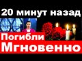 20 минут назад / Погибли мгновенно /Трагические новости из мира шоу бизнеса