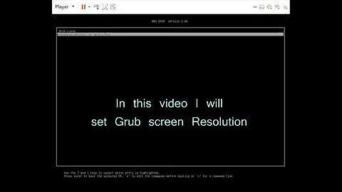 Arch Linux Vmware Grub Resolution change in TTY nano terminal editor Step by Step