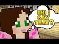 Minecraft: DID I SAY THAT?!? (THE WEIRDEST THINGS WE'VE EVER SAID!) Mini-Game