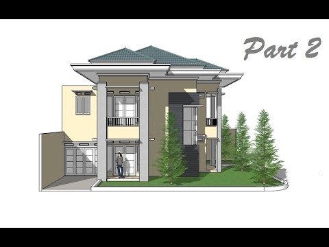 Make house 2 floor design Part 2 - YouTube