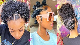 🧡🔥 TRENDY &amp; CUTE NATURAL HAIRSTYLES - 2021 COMPILATION 🔥🧡