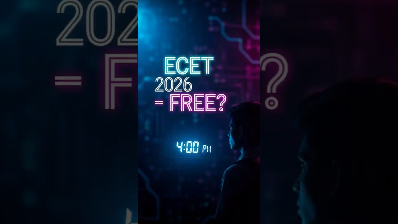 ECET 2026 Teaser 🚀 | Free Mission | Full Story Premieres Today @4PM