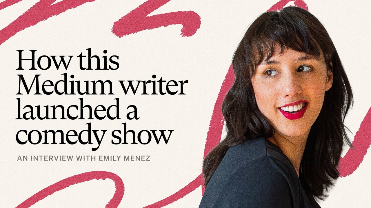 How this writer turned a Medium publication into a live comedy show | Interview with Emily Menez