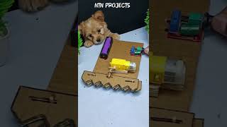 Amazing 🔌 Trimmer mechanism with DC motor ⚡🔥 #schoolproject #experiment #diy #ideas #hacks #simple